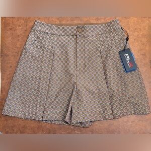 Women's Brown Floral Patterned Shorts